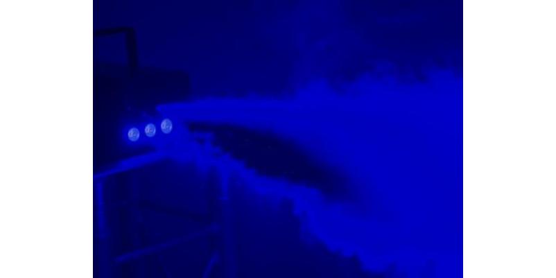 MaÈ™inÄƒ de fum Eurolite N-11 LED Hybrid cu LED-uri albastre