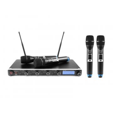 UHF-304 Omnitronic Wireless mic system 4 channels