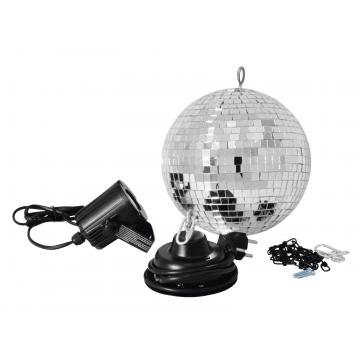 Eurolite Mirror ball set 20 cm with LED spot