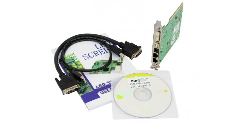 PlacÄƒ de transmitere date - Eurolite PCI Sending card È™i Software LED Studio