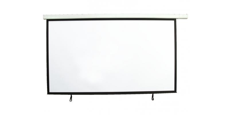 Ecran de proiecÈ›ie Eurolite cu motor È™i telecomandÄƒ - IR, 16:9, 240x135 cm