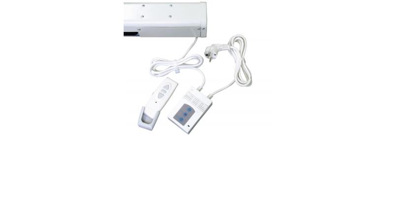 Ecran de proiecÈ›ie Eurolite cu motor È™i telecomandÄƒ - IR, 16:9, 240x135 cm