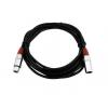 Cablu MC-100R,10m, XLR m/f, balansat, negru/rosu