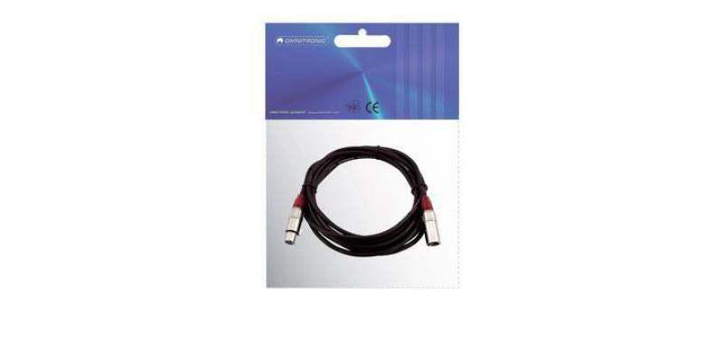 Cablu MC-50R,5m,rosu XLR m/f,balansat