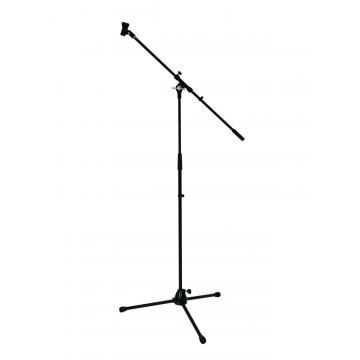 Omnitronic Microphone tripod with boom, PRO, black