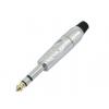 Conector Jack - 6.3 mm, stereo