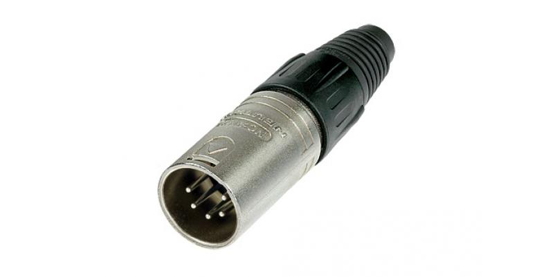 Conector XLR NEUTRIK NC5MX - 5 pini, tatÄƒ