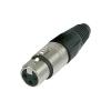 Conector XLR NEUTRIK NC3FX - 3 pini, mamÄƒ