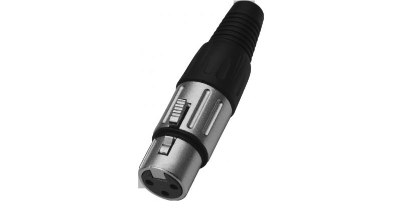 Conector Monacor XLR-803/J - 3 pini, mamÄƒ