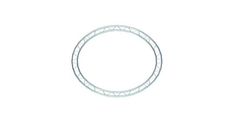 Element cerc Alutruss DECOLOCK DQ2 - 6 m / orizontal / 45Â°