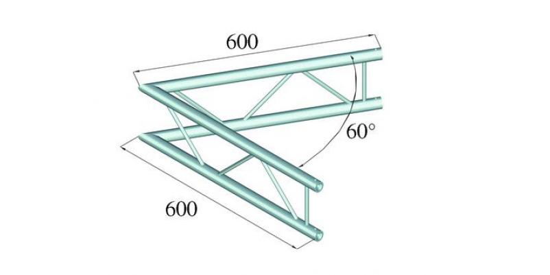 ColÈ›ar schelÄƒ Alutruss DECOLOCK DQ2-PAC20V - 2 puncte / 60Â°