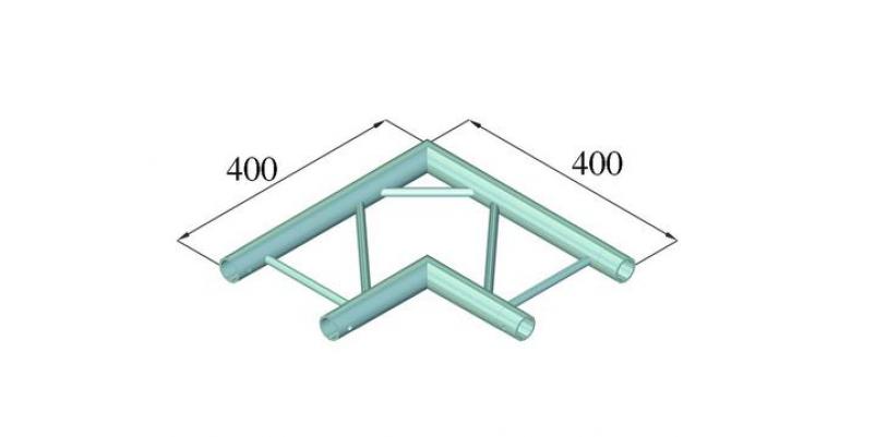 ColÈ›ar schelÄƒ Alutruss DECOLOCK DQ2-DQ2-PAC21H - 2 puncte / 90Â°