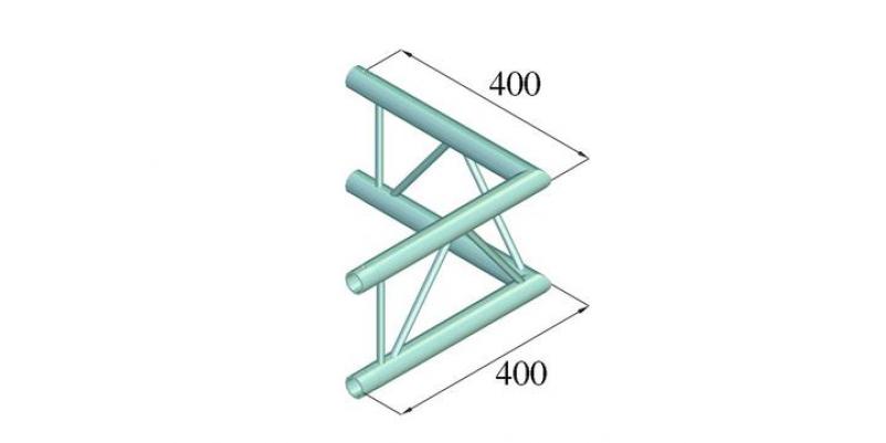 ColÈ›ar schelÄƒ Alutruss DECOLOCK DQ2-DQ2-PAC21V - 2 puncte / 90Â°