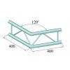 ColÈ›ar schelÄƒ Alutruss DECOLOCK DQ2-PAC22V - 2 puncte / 120Â°