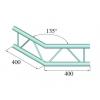 ColÈ›ar schelÄƒ Alutruss DECOLOCK DQ2-PAC23V - 2 puncte / 135Â°