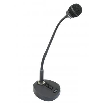GMTS-100 Mic table stand XLR & GM-110 Gooseneck microphone