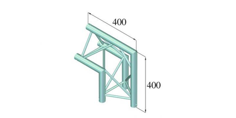 ColÈ›ar schelÄƒ Alutruss DECOLOCK DQ3-PAC24 - 3 puncte / 2 direcÈ›ii / 90Â°