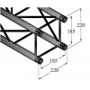 TraversÄƒ schelÄƒ Alutruss DECOLOCK DQ4-200 - 4 puncte / 20 cm