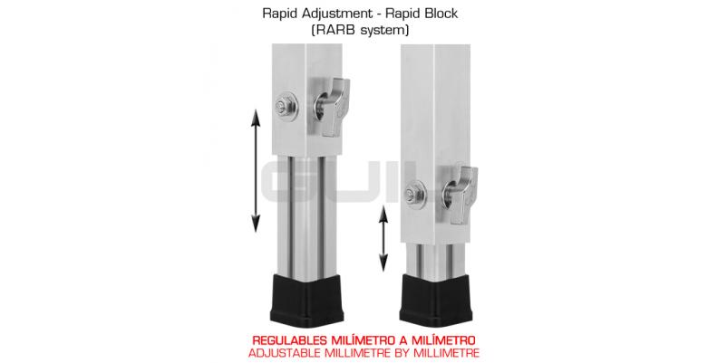 Picior telescopic Guil PTA-440/70-120 pentru platforme TM440 & TM440XL