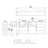 Conector Guil TMU-01 pentru platforme TM440, TM440XL & TM441