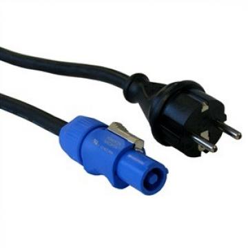 Cablu de alimentare electrică Schuko + Neutrik Powercon -  1.5 m