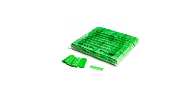 Confetti MAGICFXÂ® dreptunghiulare - 55x17mm - Verde deschis