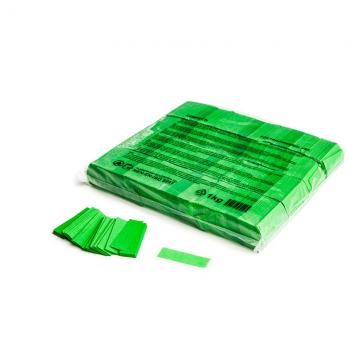 MAGICFX® Slowfall confetti rectangles 55x17mm - Light Green