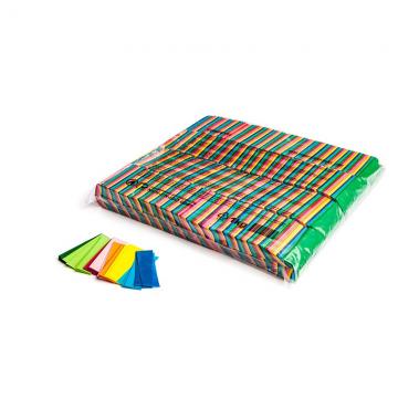 MAGICFX® Slowfall confetti rectangles 55x17mm - Multicolour