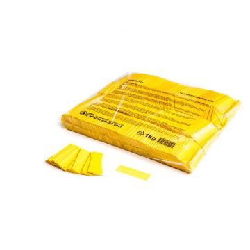 MAGICFX® Slowfall confetti rectangles 55x17mm - Yellow