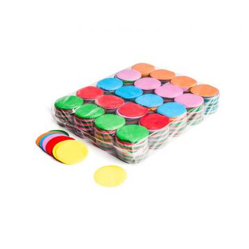 MAGICFX® Slowfall confetti rounds Ø 55mm - Multicolour