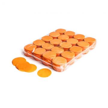 MAGICFX® Slowfall confetti rounds Ø 55mm - Orange