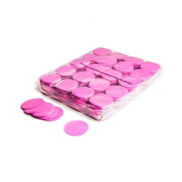 MAGICFX® Slowfall confetti rounds Ø 55mm - pink