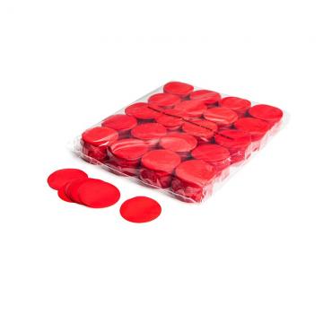 Confetti MAGICFX® - cercuri Ø 55mm - Roșu