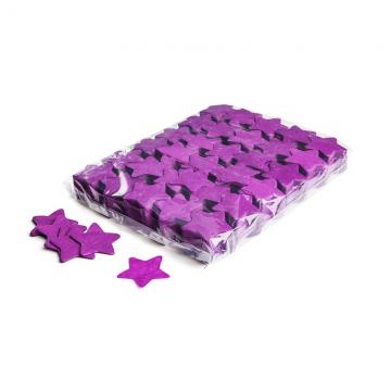 MAGICFX® Slowfall confetti stars Ø 55mm - Purple
