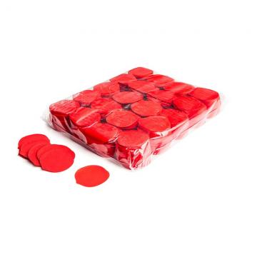 Confetti MAGICFX® - petale de trandafir Ø 55 mm - Roșu