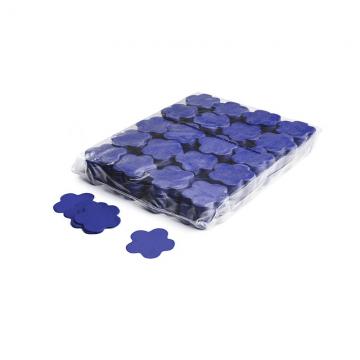 MAGICFX® Slowfall confetti flowers Ø 55mm - dark Blue