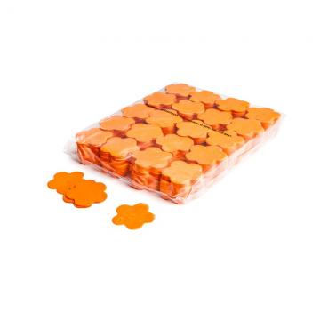 MAGICFX® Slowfall confetti flowers Ø 55mm - Orange