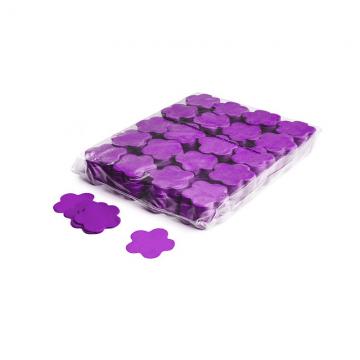 MAGICFX® Slowfall confetti flowers Ø 55mm - Purple