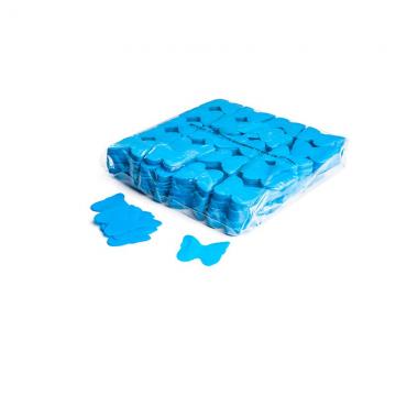 MAGICFX® Slowfall confetti butterflies Ø 55mm - Light Blue