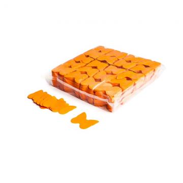 MAGICFX® Slowfall confetti butterflies Ø 55mm - Orange