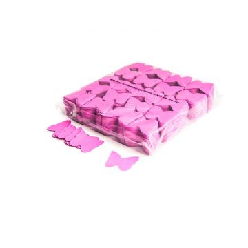 MAGICFX® Slowfall confetti butterflies Ø 55mm - Pink