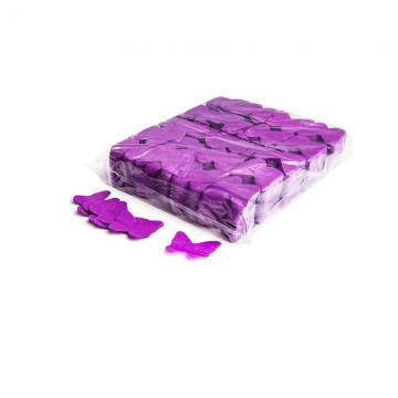 MAGICFX® Slowfall confetti butterflies Ø 55mm - Purple