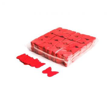 Confetti MAGICFX® - fluturi Ø 55 mm - Roșu