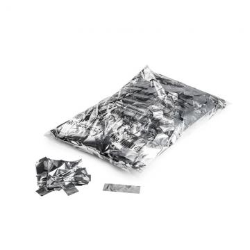 MAGICFX® Metallic confetti rectangles 55x17 mm - Silver