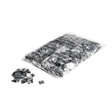 Confetti metalice MAGICFX® - pătrățele 17x17 mm - Argintiu