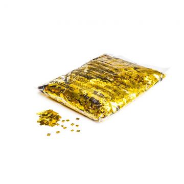 Confetti metalice MAGICFX® - picături de ploaie 6x6 mm - Auriu