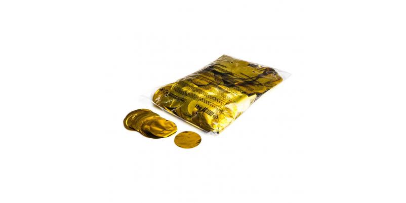 Confetti metalice MAGICFXÂ® - cercuri Ã˜ 55 mm - Auriu