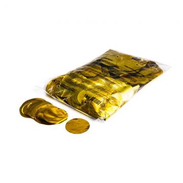 MAGICFX® Metallic confetti rounds Ø 55 mm -   Gold
