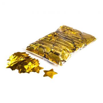 Confetti metalice MAGICFX® - steluțe Ø 55 mm - Auriu
