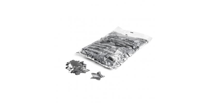 Confetti metalice MAGICFXÂ® - steluÈ›e Ã˜ 55 mm - Argintiu